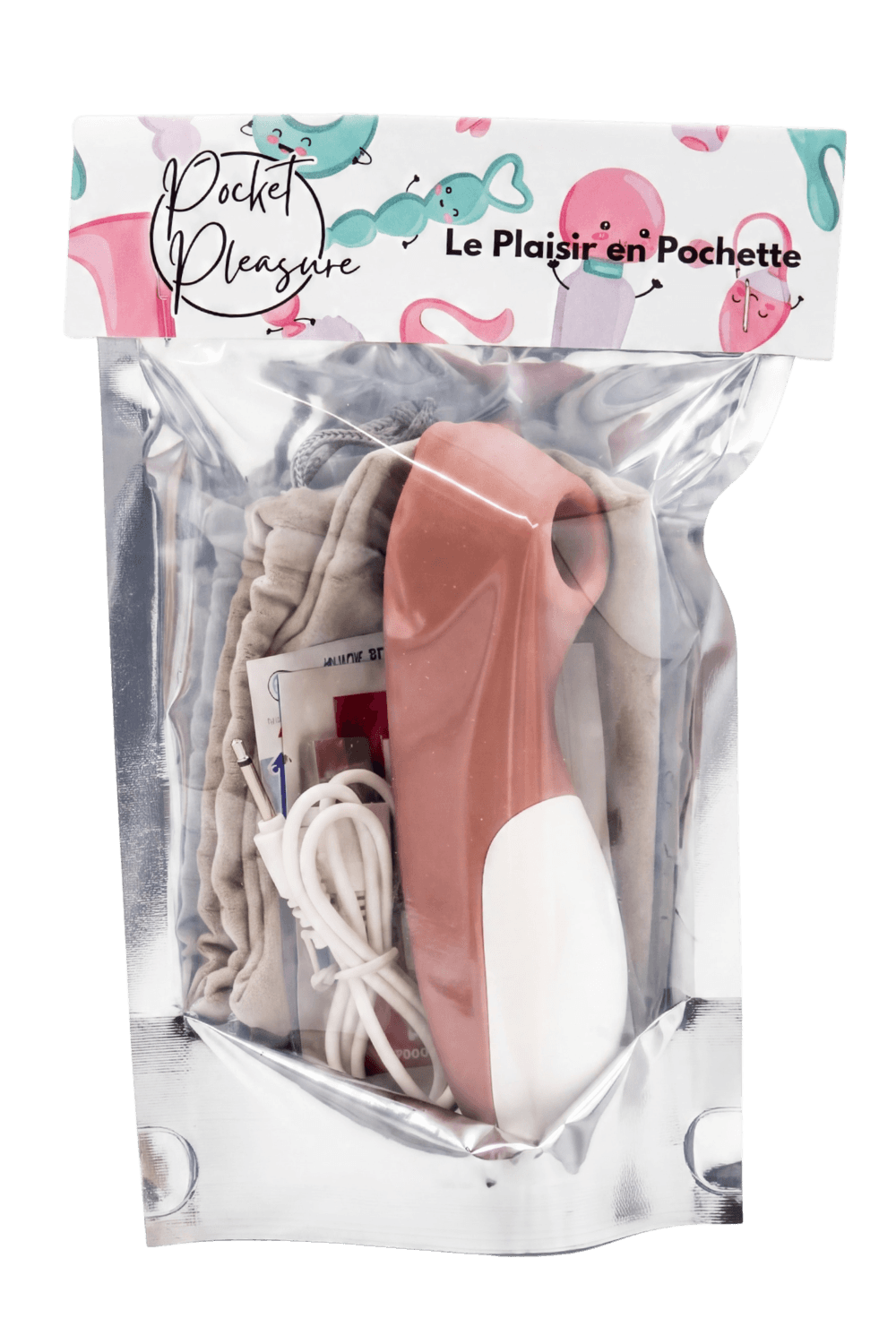 Stimulateur de clitoris Teddy Bear Pocket Pleasure 1 dosette de lubrifiant – Pocket Pleasure – vue 2