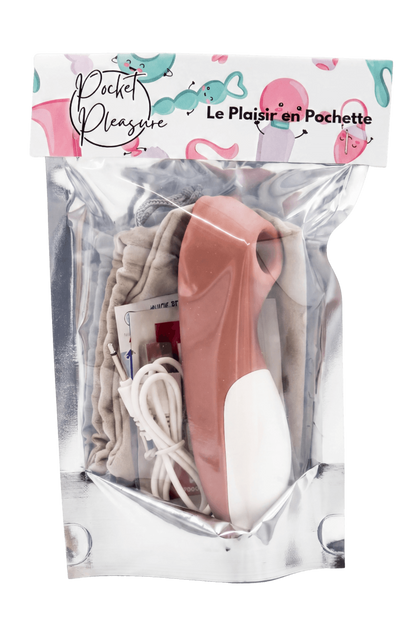 Stimulateur de clitoris Teddy Bear Pocket Pleasure 1 dosette de lubrifiant – Pocket Pleasure – vue 2