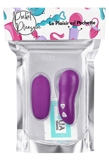 Œuf vibrant violet télécommandé 7 vitesses – Pocket Pleasure – vue 2