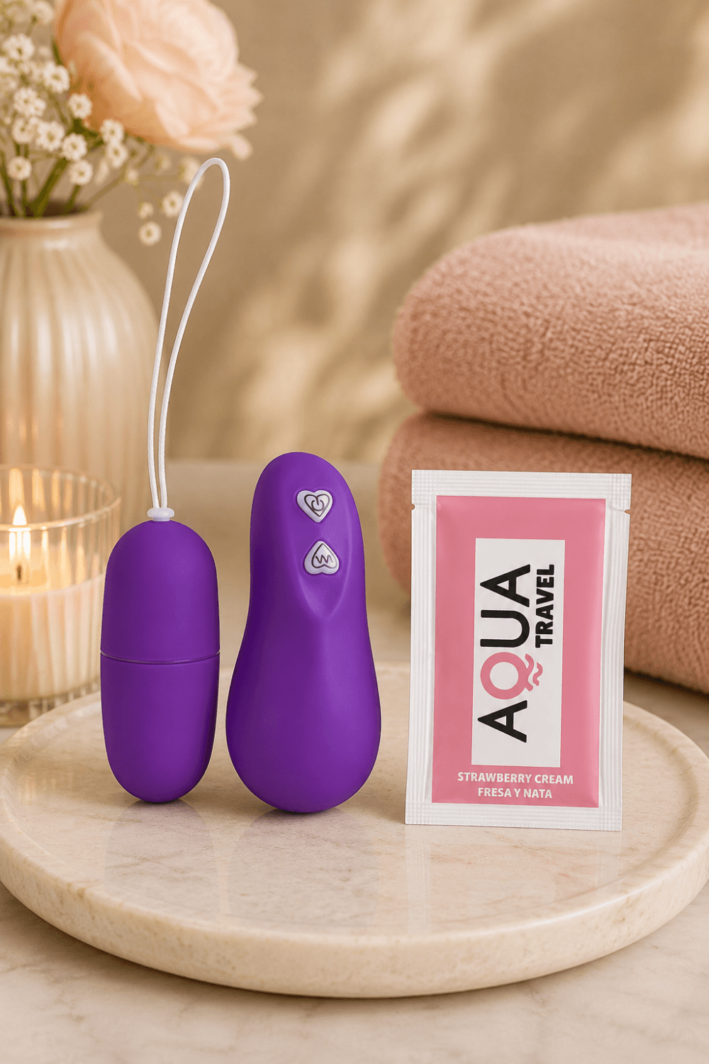 Œuf vibrant violet télécommandé 7 vitesses – Pocket Pleasure – vue 6
