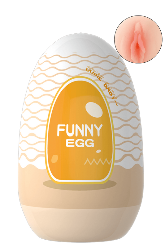 Gaine masturbatrice réutilisable Funny Egg – Coeur Ardent – vue 1