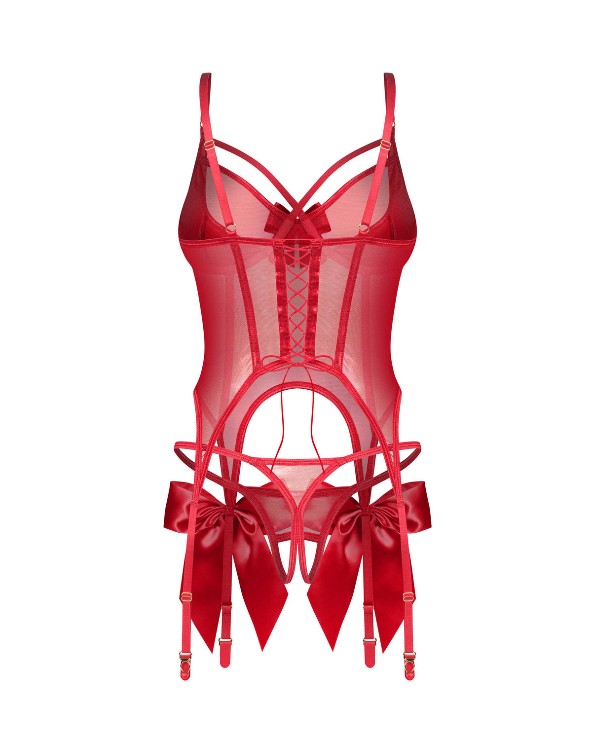 Gifty Red Corset et string – Obsessive