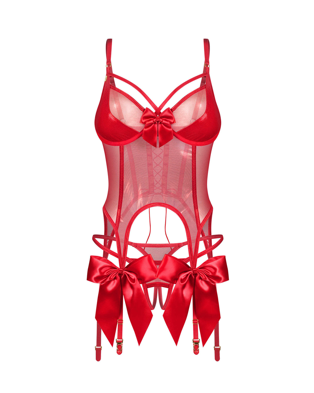 Gifty Red Corset et string – Obsessive