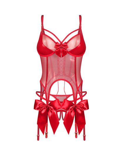 Gifty Red Corset et string – Obsessive