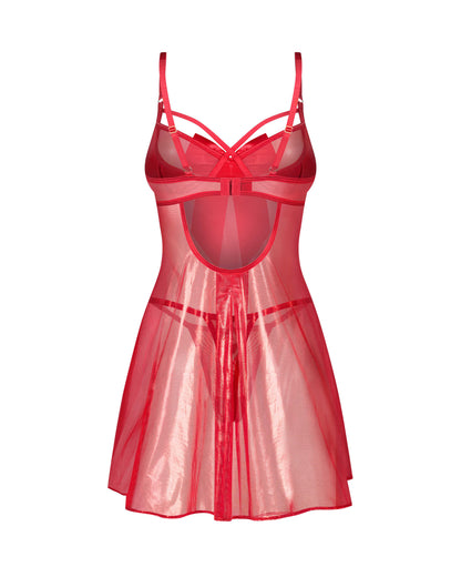Gifty Red Babydoll et string – Obsessive