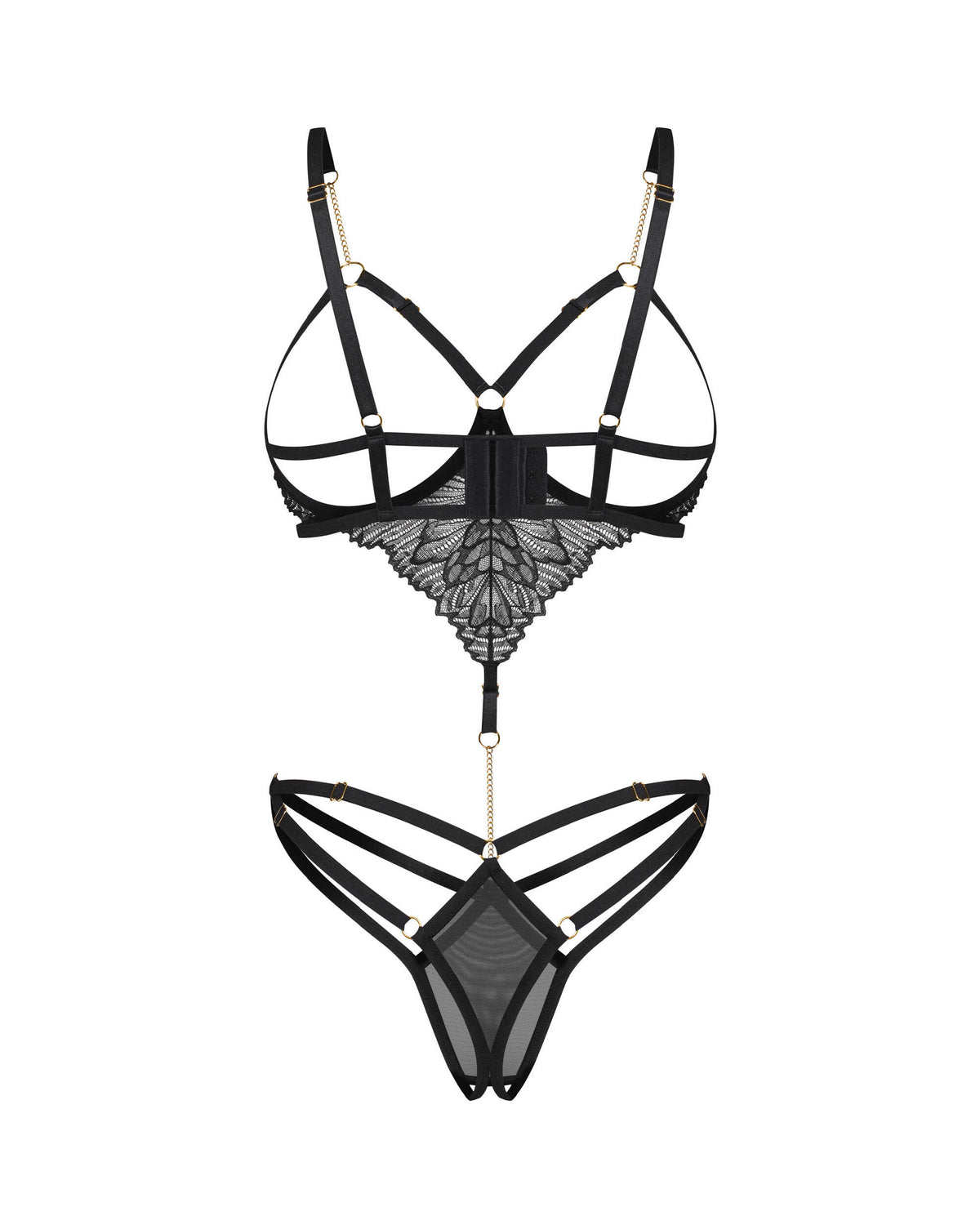 Matildea body ouvert Noir – Obsessive