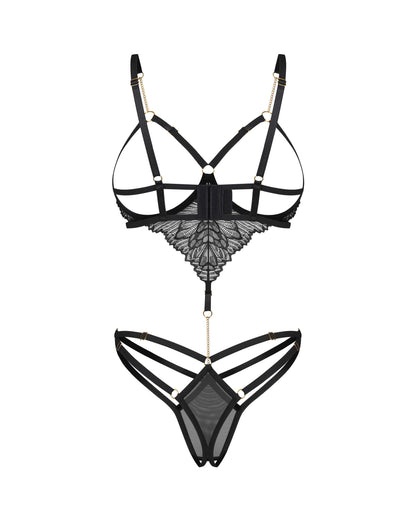 Matildea body ouvert Noir – Obsessive