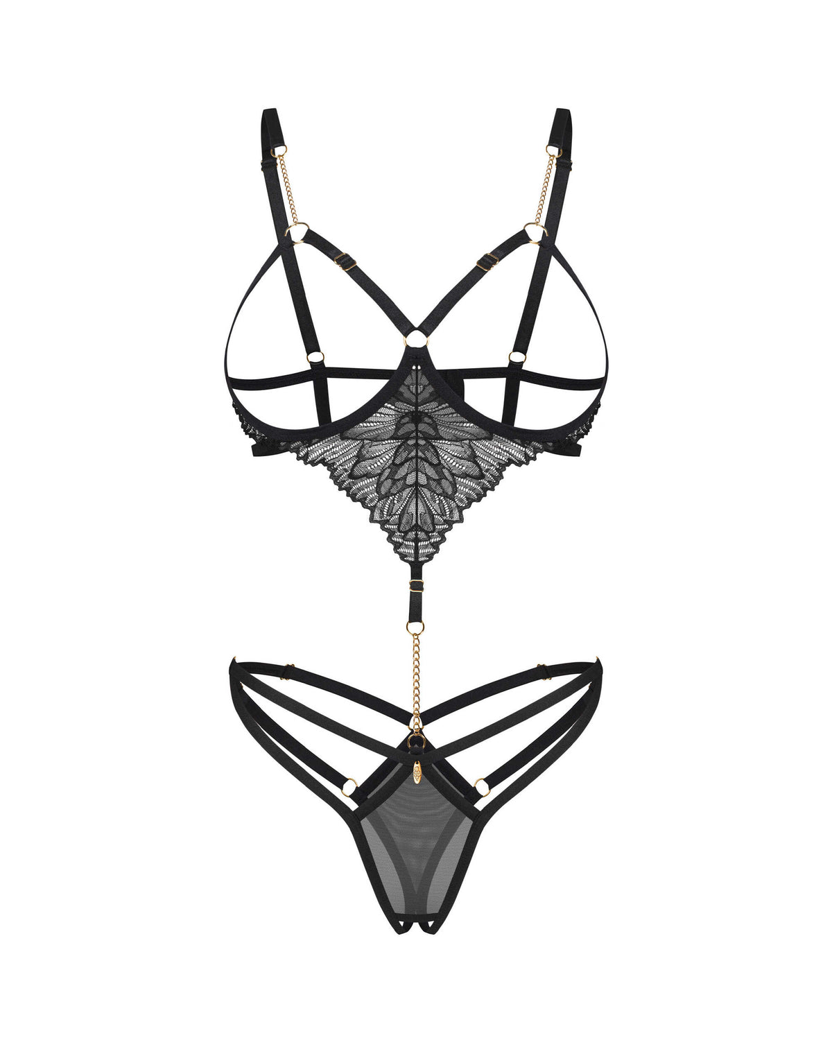 Matildea body ouvert Noir – Obsessive