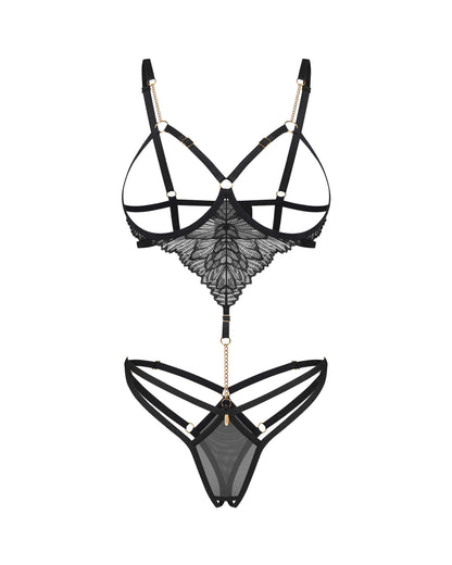 Matildea body ouvert Noir – Obsessive
