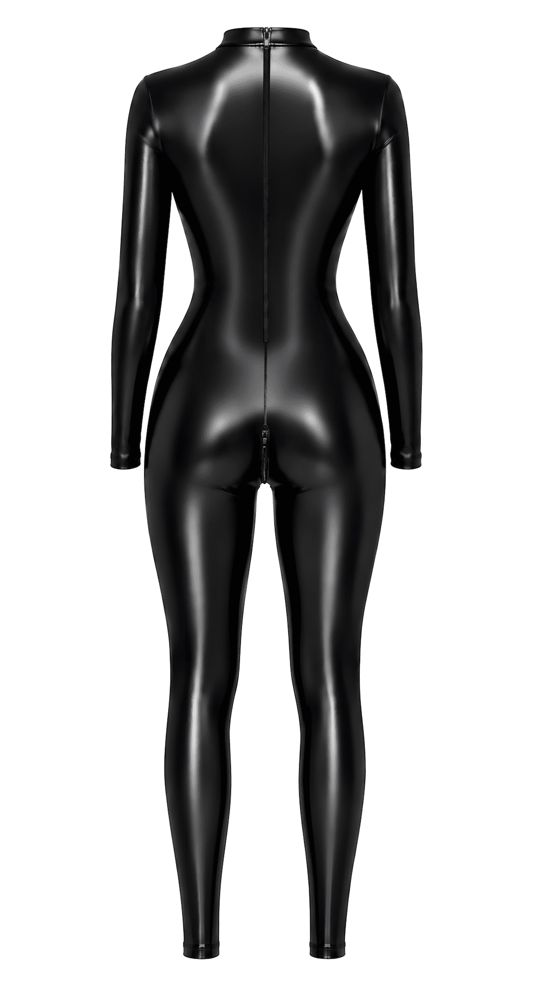 F400 Dark Affair Catsuit – Noir Handmade