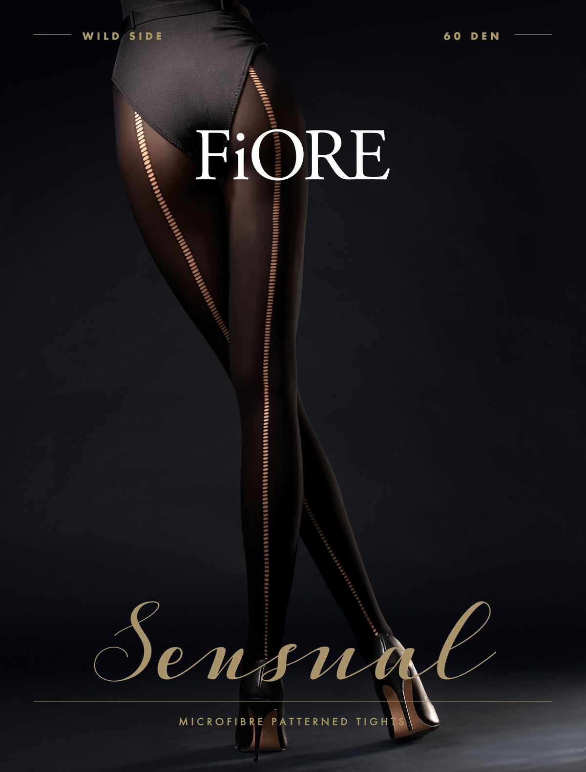 Collants noirs Wild Side 60 DEN – Fiore – vue 1