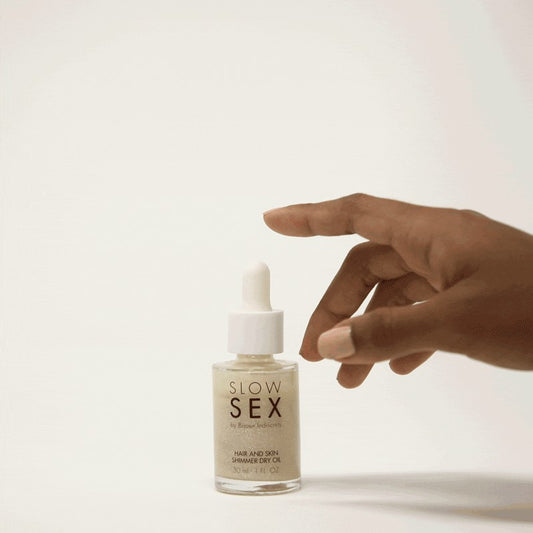 Huile intime sèche brillante – Slow Sex – 30 ml – Bijoux Indiscrets – vue 1