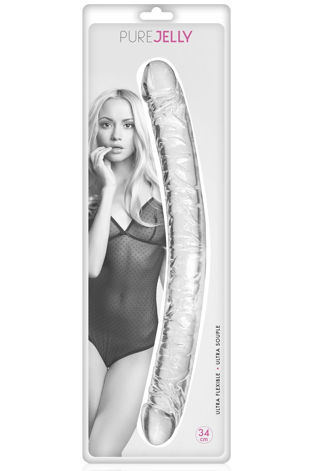 Double dong jelly cristal 34cm