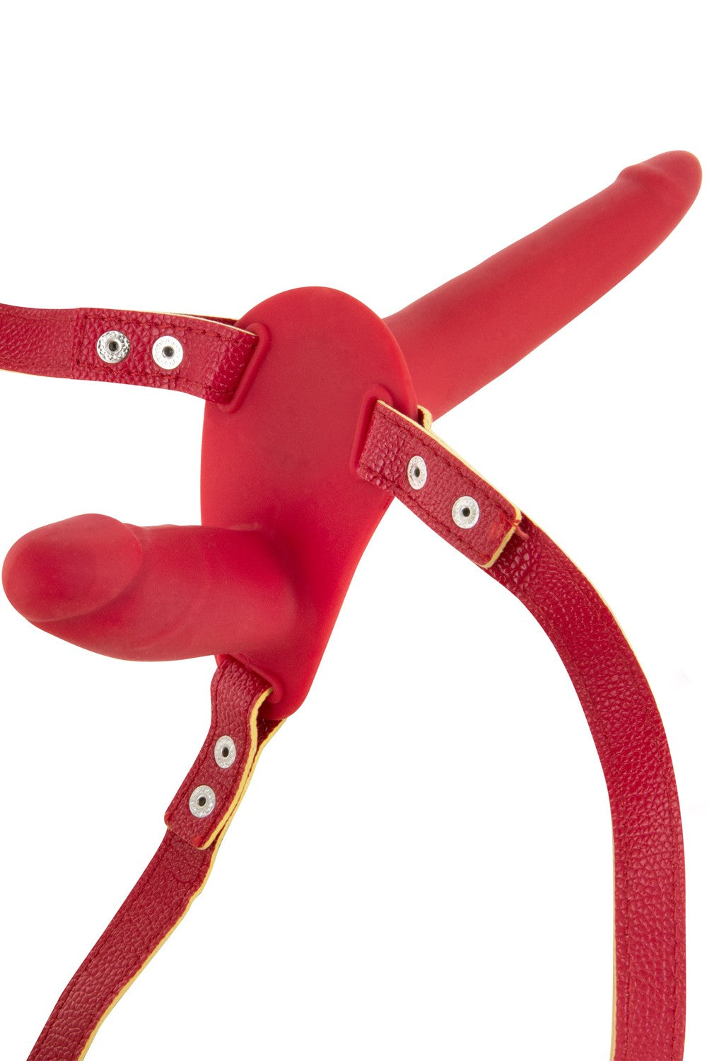 Double gode ceinture rouge