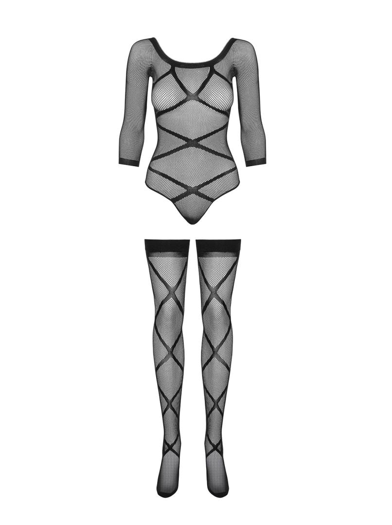 G320 Bodystocking - Noir – Obsessive – vue 5