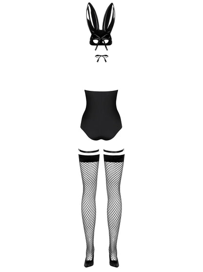 Bunny Costume 4 pcs - Noir – Obsessive – vue 3