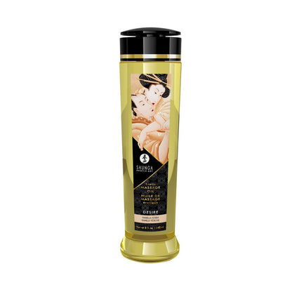 Huile de massage érotique Désir Vanille 240 ml – Shunga – vue 1