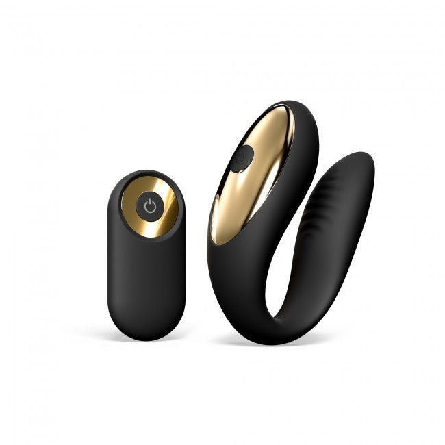 Stimulateur Perfect Lover - Noir et Or – Dorcel – vue 1