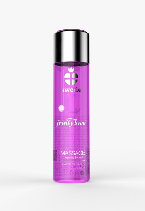 Huile de massage – Framboise Rhubarbe – 120 ml – Swede – vue 1