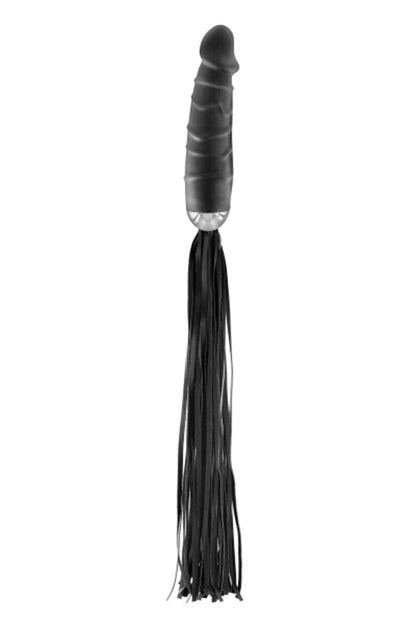 Martinet avec manche gode noir Fetish Tentation