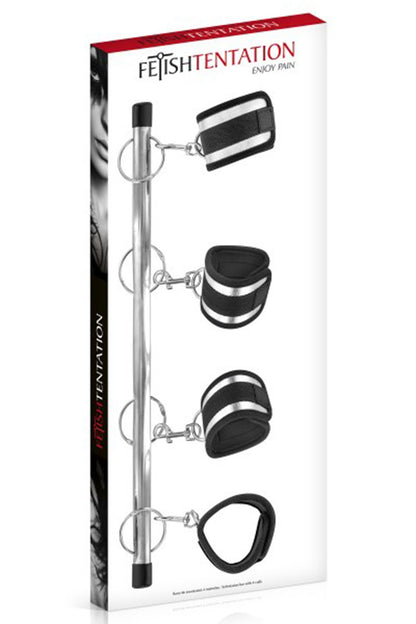 Barre de soumission avec 4 menottes Fetish Tentation