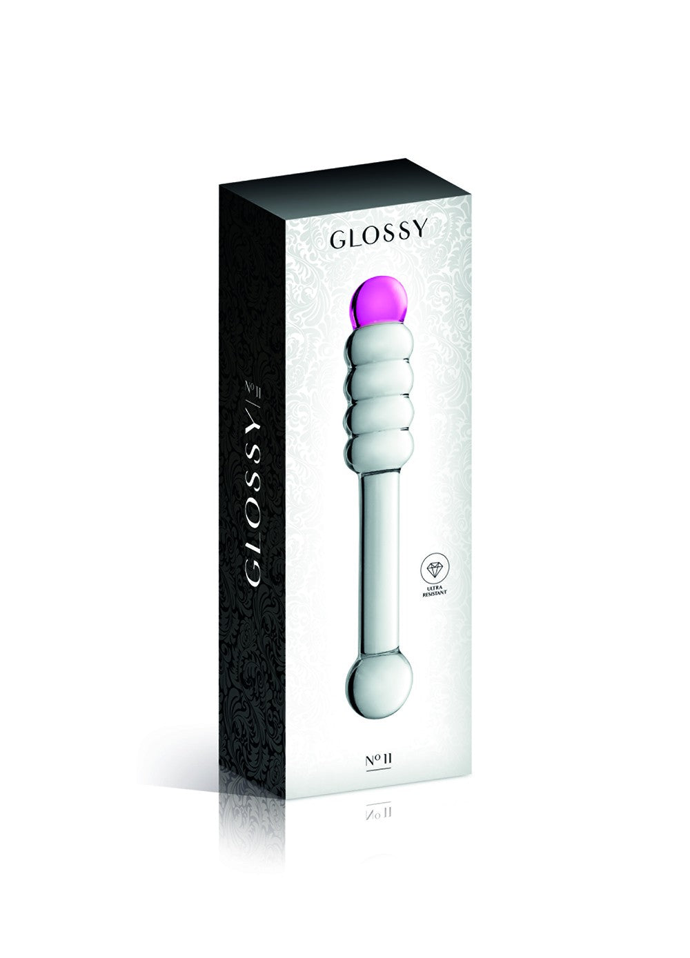 Gode en verre bicolor n°11 Glossy