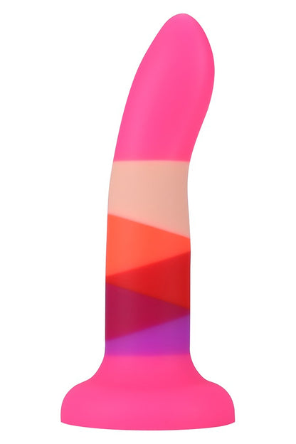 Gode ventouse 6 couleurs rose