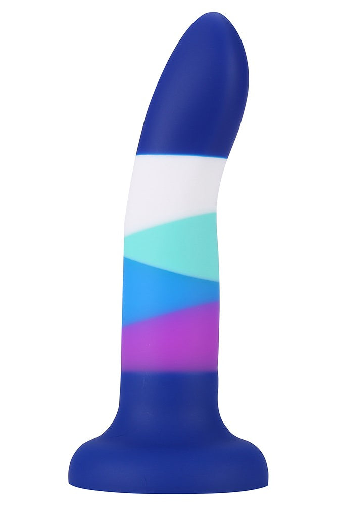 Gode ventouse 6 couleurs bleu