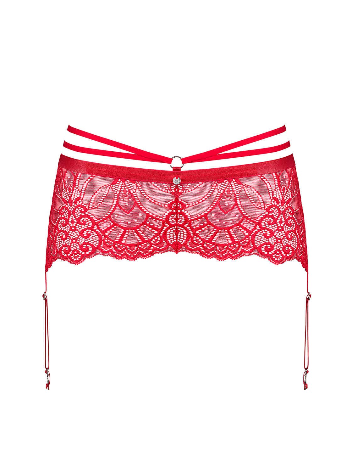 Loventy Porte-jarretelles – Rouge – Obsessive – vue 21
