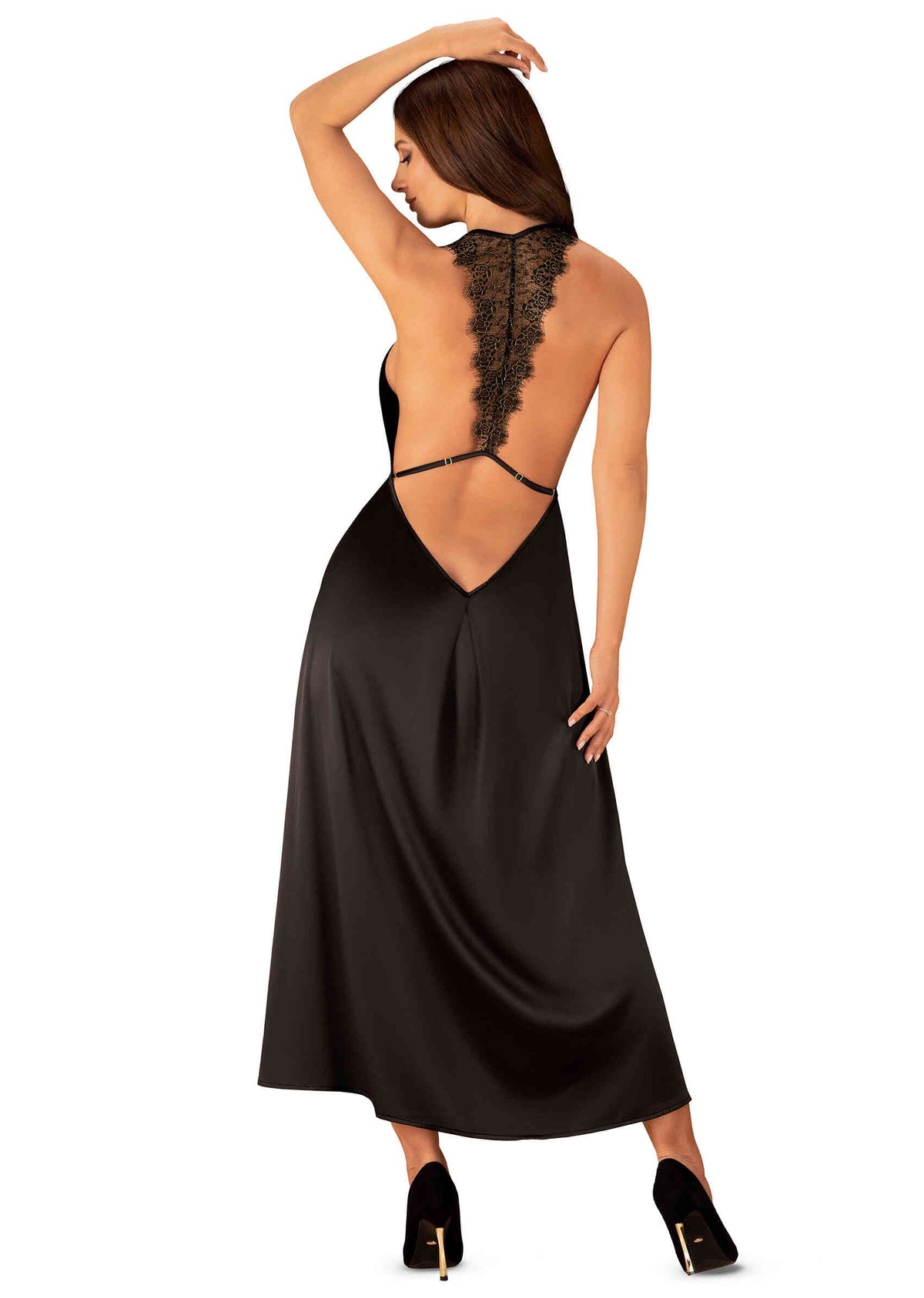 Agatya Robe - Noir – Obsessive – vue 6