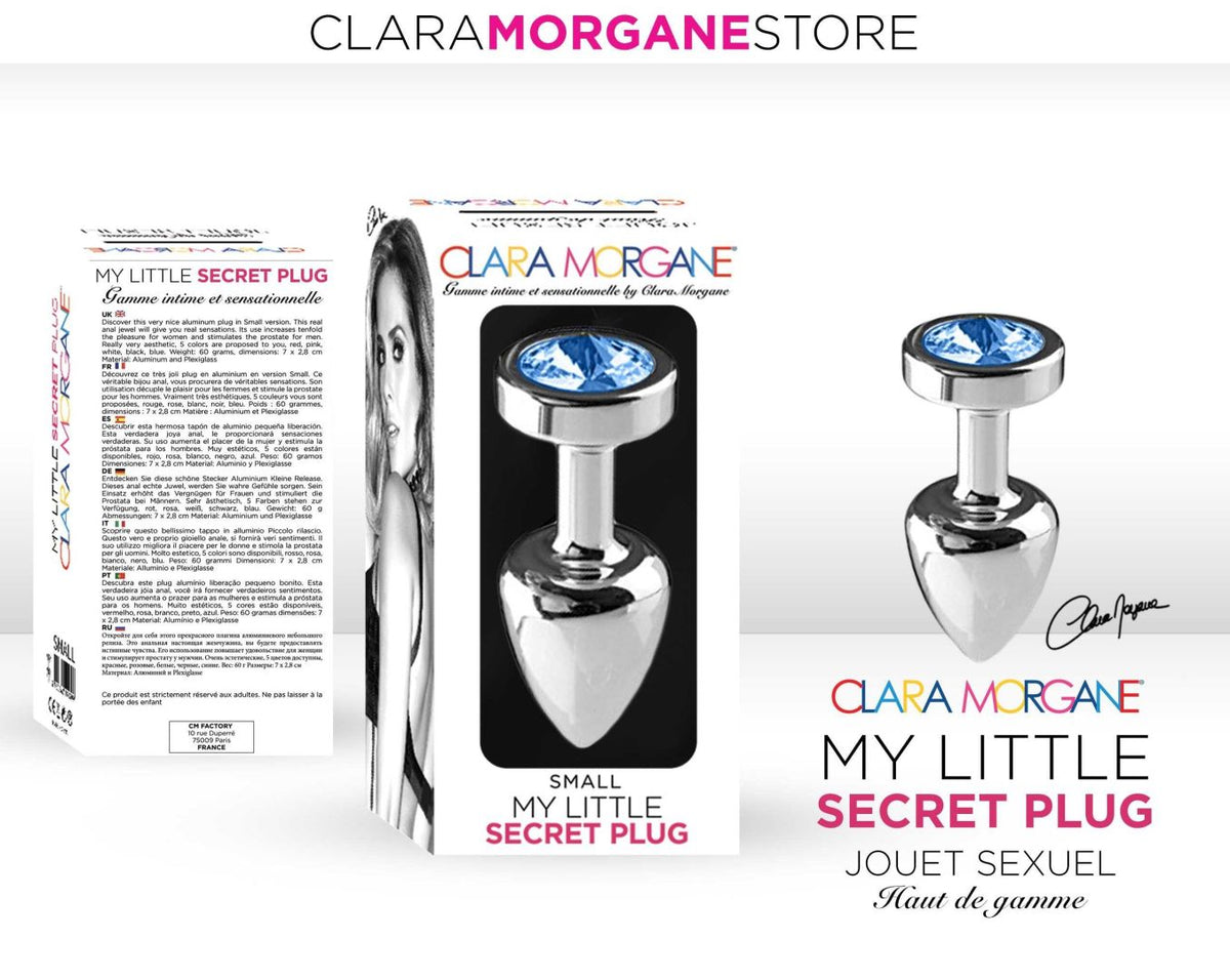 My little secret plug small - Bleu – Clara Morgane – vue 5