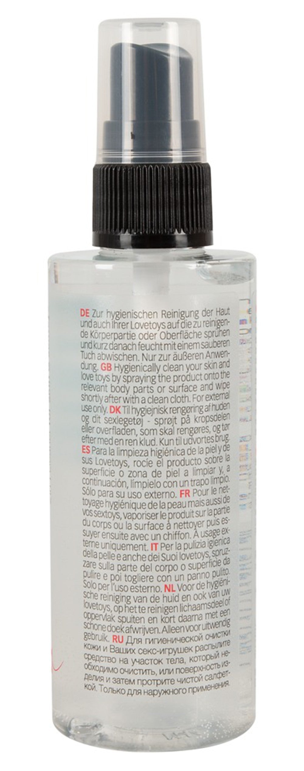 Nettoyant 2 en 1 Corps et sextoys sans alcool 100 ml
