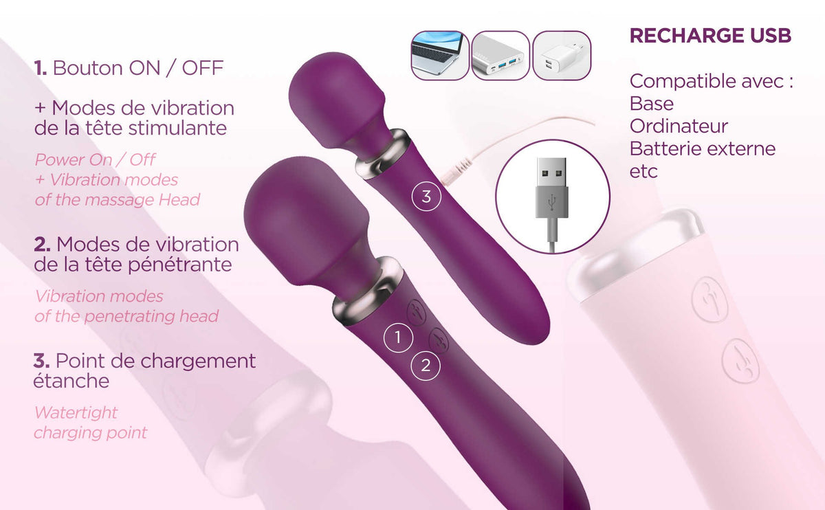 Powerful Wand - Rose – Clara Morgane – vue 4
