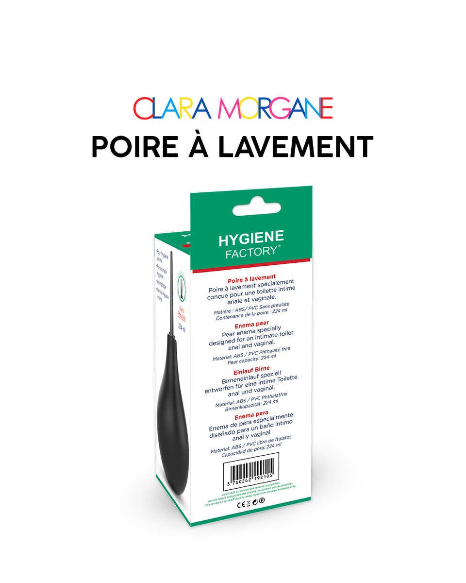 Poire à lavement Clara Morgane – Clara Morgane – vue 1