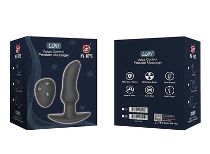 Stimulateur de prostate télécommandé USB avec option commande vocale LOKI