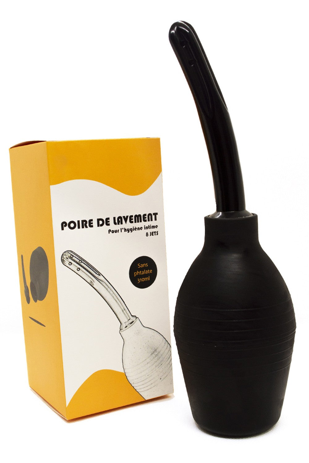 Poire de lavement 310 ML 8 jets directionnels
