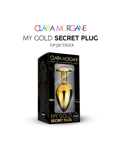My Gold Secret Plug - Noir – Clara Morgane – vue 3