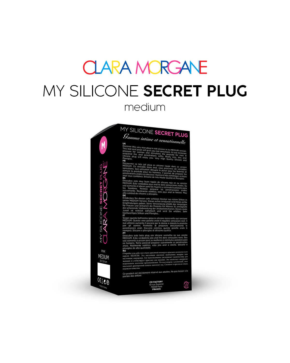 My Silicone Secret Plug - Rose – Clara Morgane – vue 4