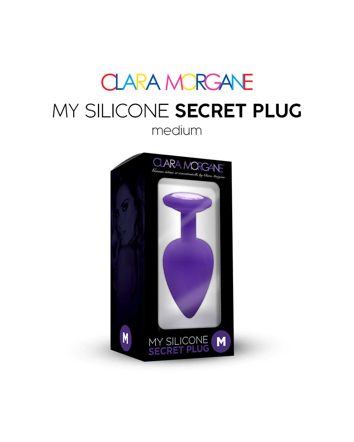 My Silicone Secret Plug – Purple – Clara Morgane – vue 2