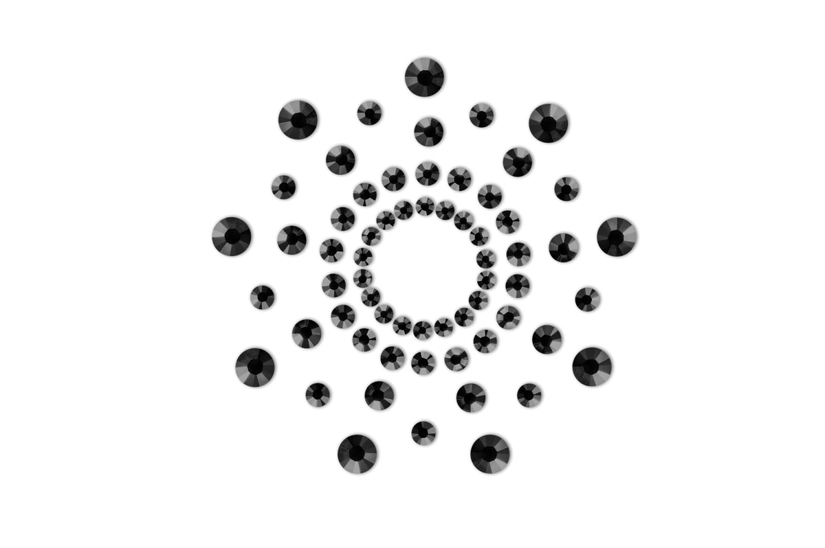 Mimi – Bijoux de seins Strass – Noir – Bijoux Indiscrets – vue 2