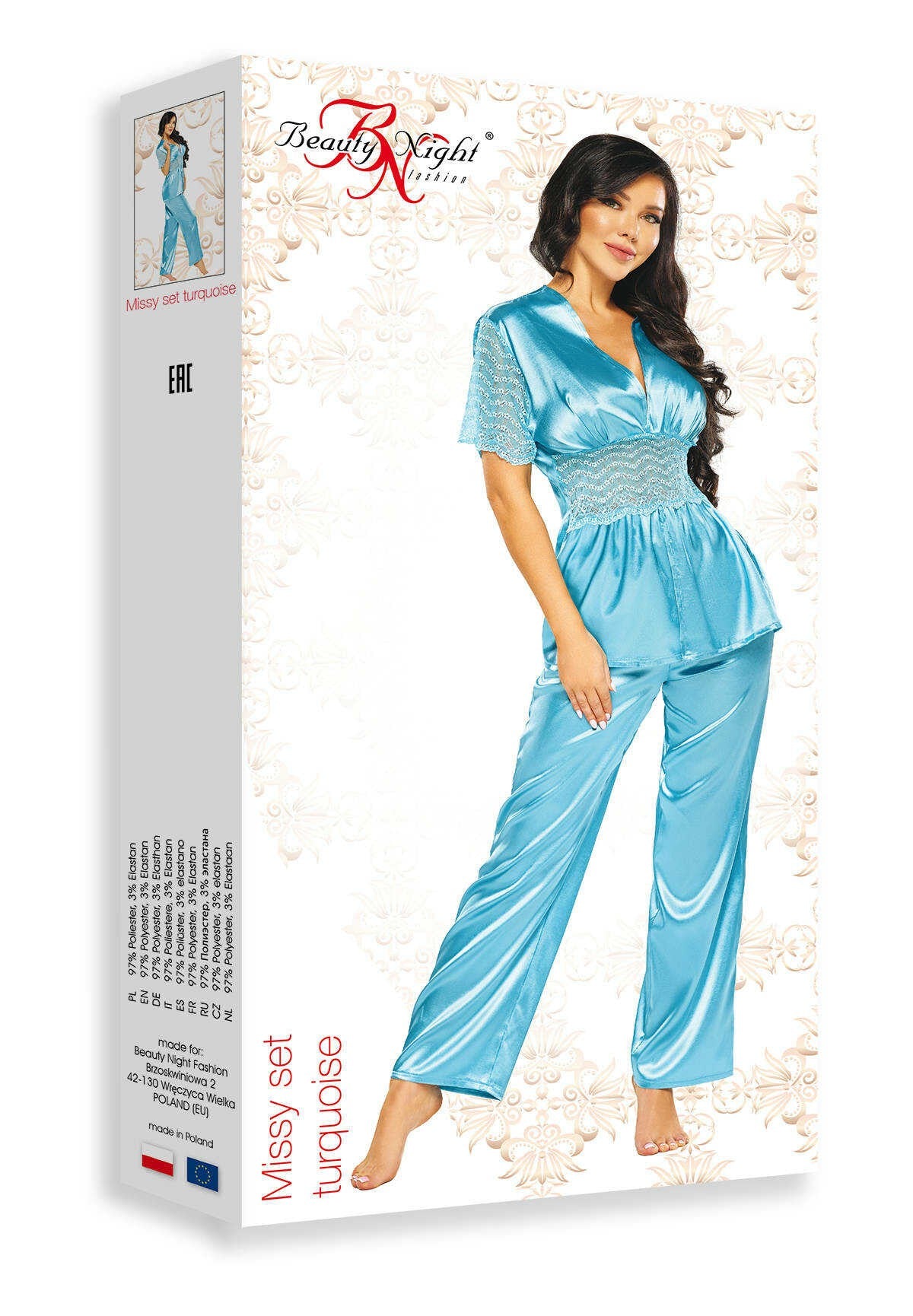 Missy ensemble – Turquoise – Beauty Night – vue 4