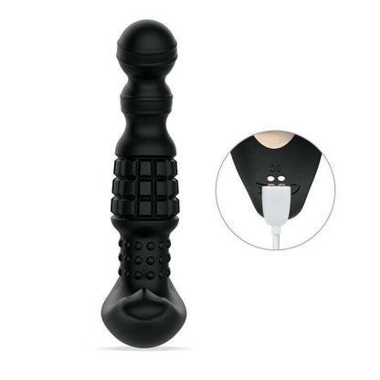 Pineapple Man – Masseur prostatique vibrant à billes roulantes – Noir – Honey Play box – vue 2
