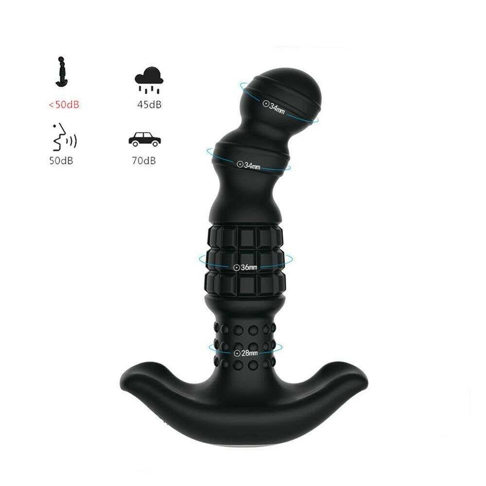 Pineapple Man – Masseur prostatique vibrant à billes roulantes – Noir – Honey Play box – vue 5