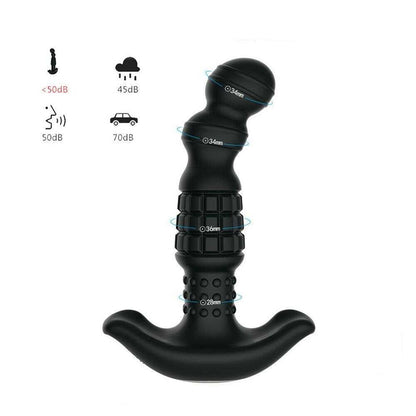 Pineapple Man – Masseur prostatique vibrant à billes roulantes – Noir – Honey Play box – vue 5