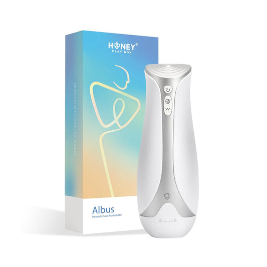 Albus masturbateur gonflable et aspirant – Blanc – Honey Play box – vue 1