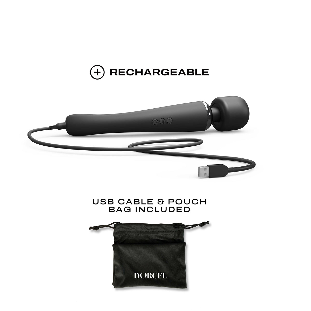 Stimulateur Megawand – Noir – Dorcel – vue 5