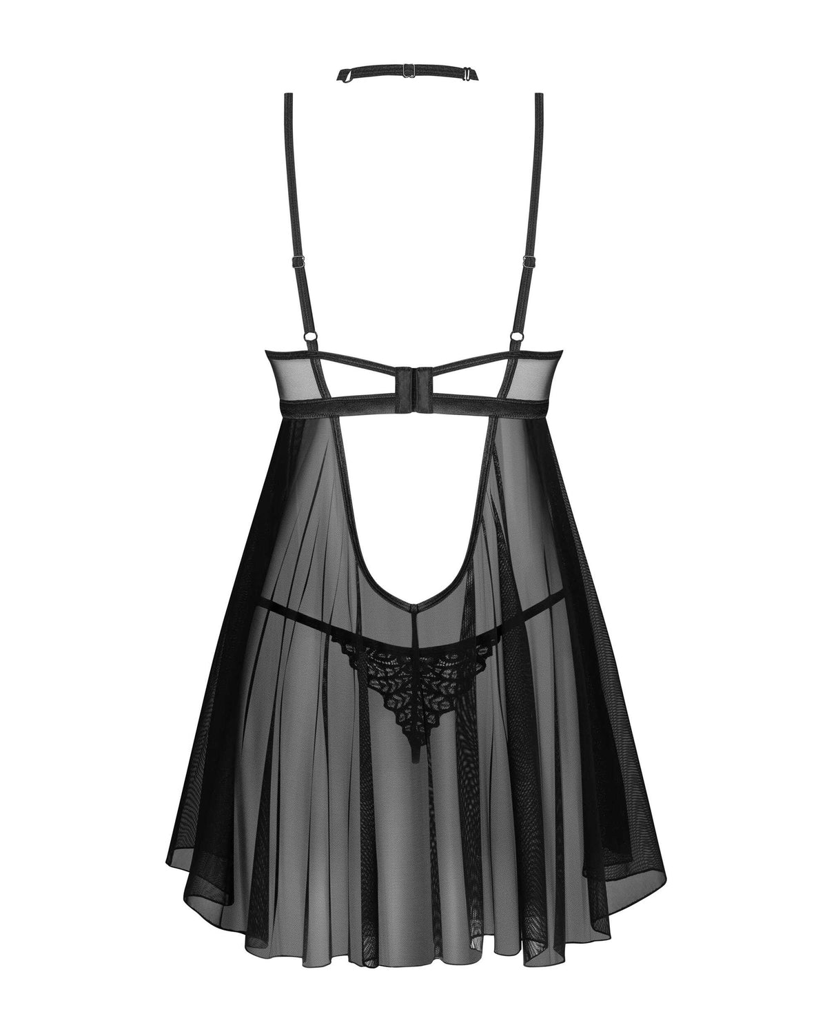 Donarella babydoll et String – Noire – NP – Obsessive – vue 6