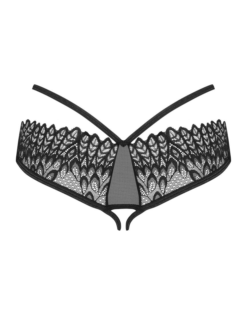 Donarella culotte ouverte - Noire NP – Obsessive – vue 6