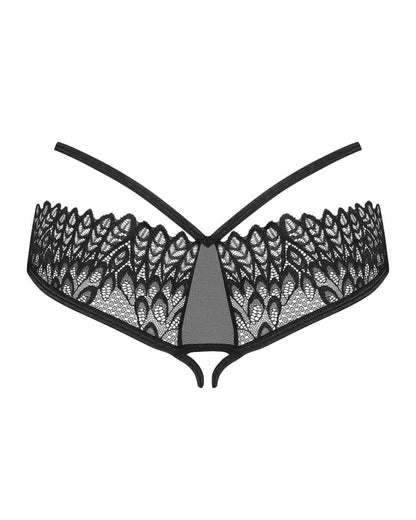 Donarella culotte ouverte - Noire NP – Obsessive – vue 6