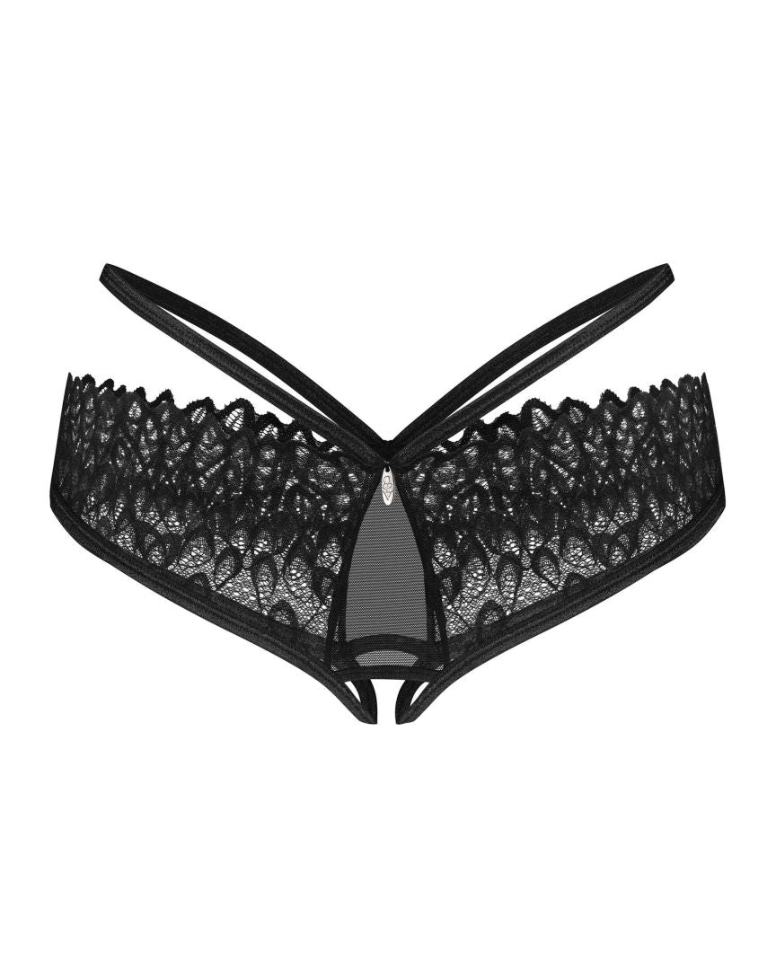 Donarella culotte ouverte - Noire NP – Obsessive – vue 5